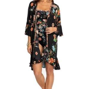 JOHNNY WAS NORAH KIMONO BLACK